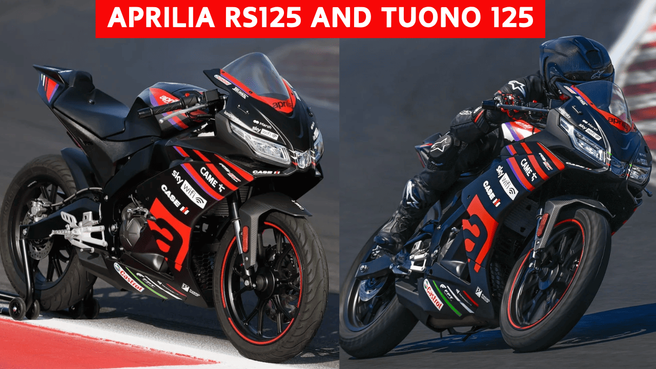 Aprilia Unveils New RS125 and Tuono 125: Updated Design